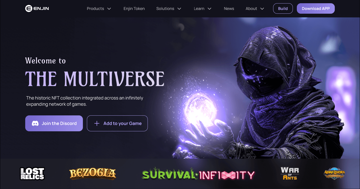 multiverse landing page